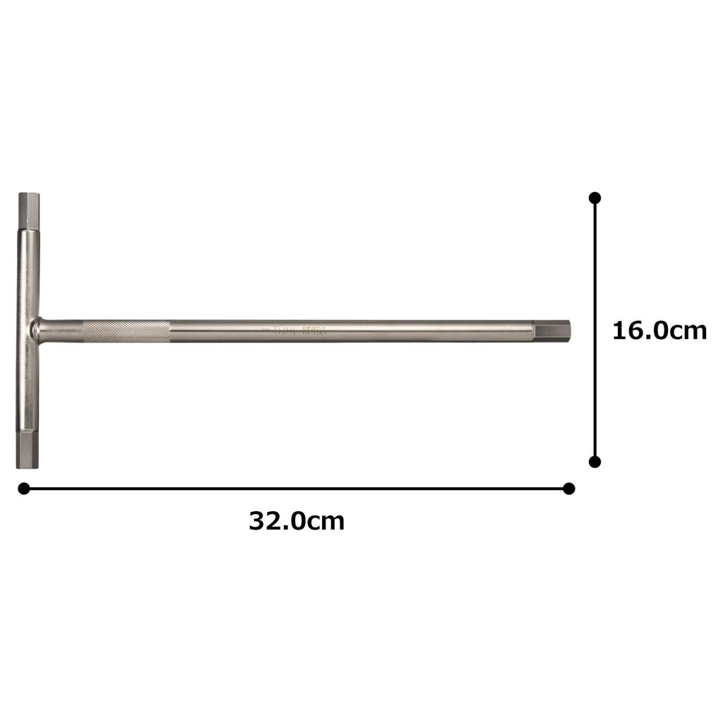TONE Hexagon Wrench 12mm Width T-shaped THT-12,