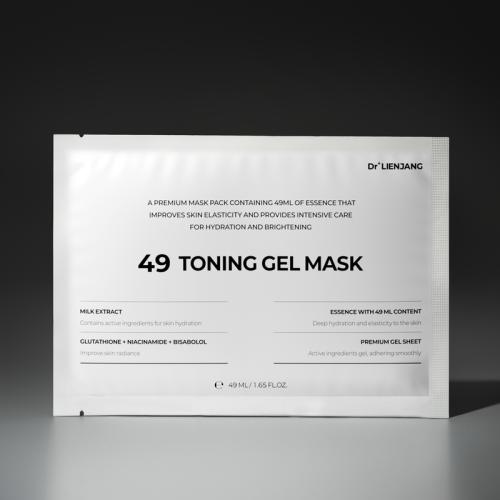 Доктор. Lienjang 49 Тонизирующая гелевая маска-патч Упаковка 5 шт.