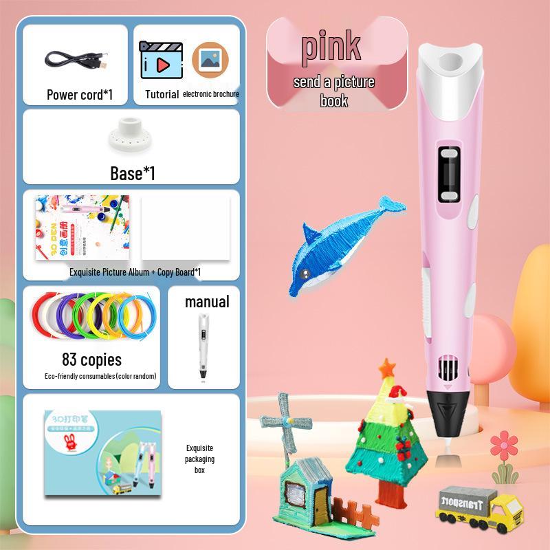 Детский 3D-принтер ручка: Волшебный инструмент для рисования в стиле TikTok