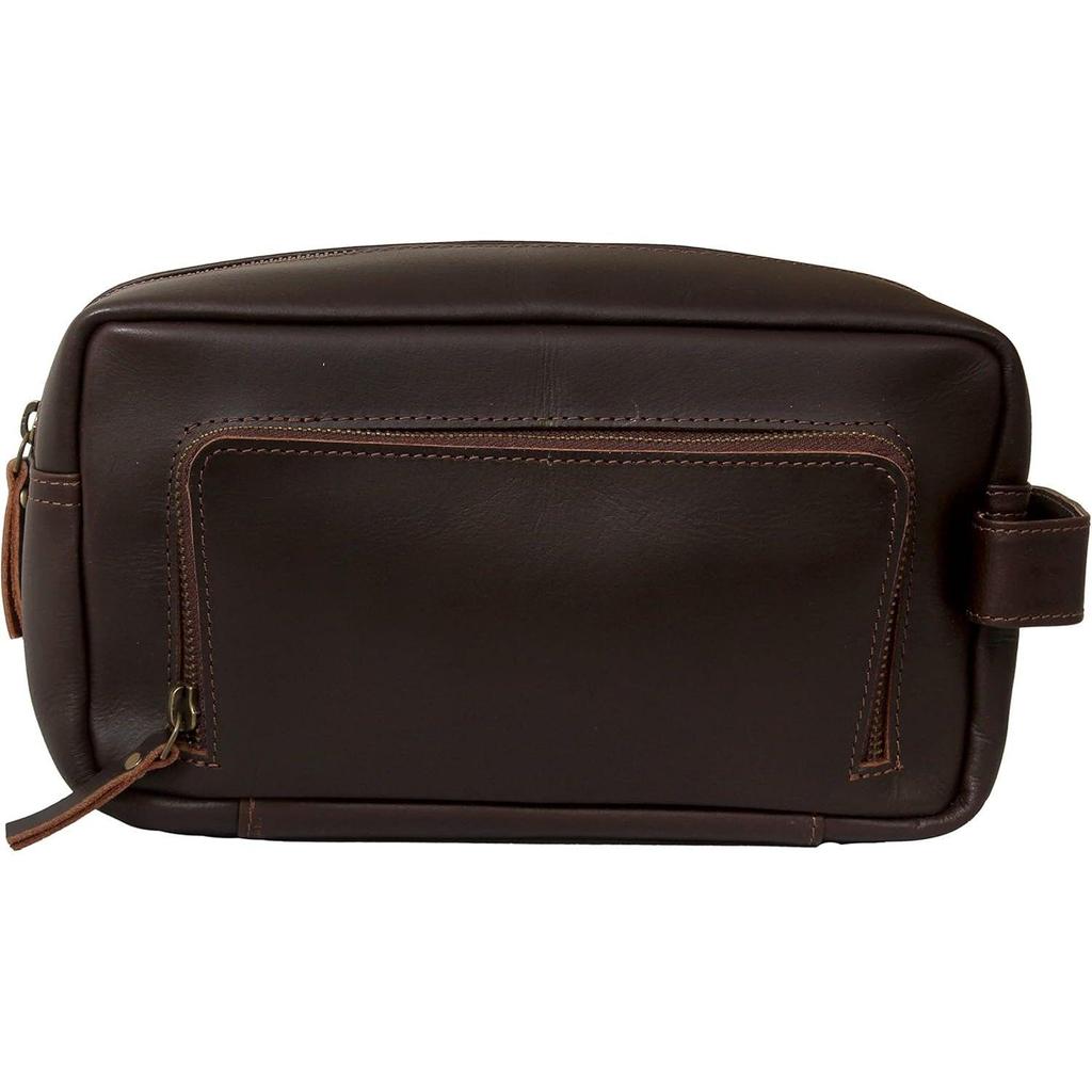 Men's Toiletry Bag Leather Travel Toiletry Bag Dopp Kit for Men Shaving Bag for Travel Accessories