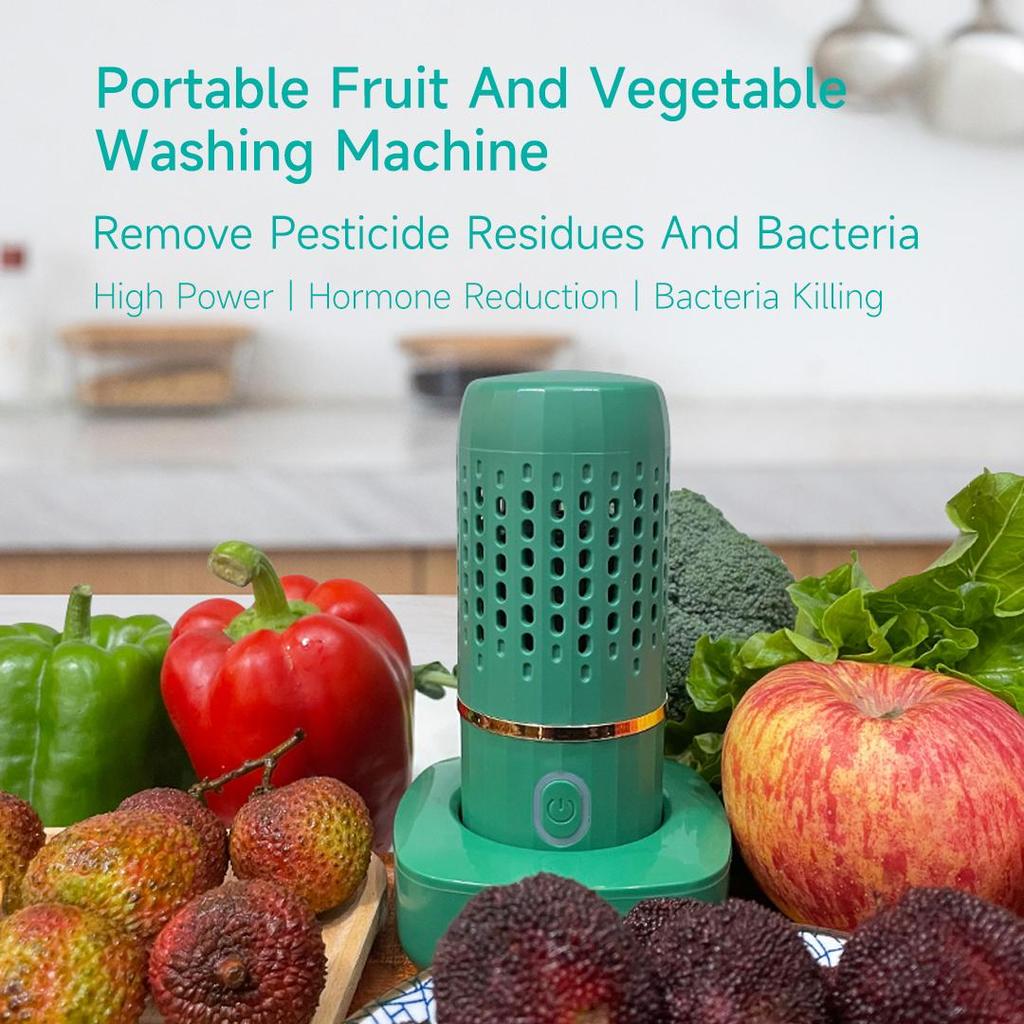 Fruit And Vegetable Washing Machine Hormone Reduction Bacteria Killing Cleaner Device for Cleaning Fruit,Vegetable,Rice,Tableware