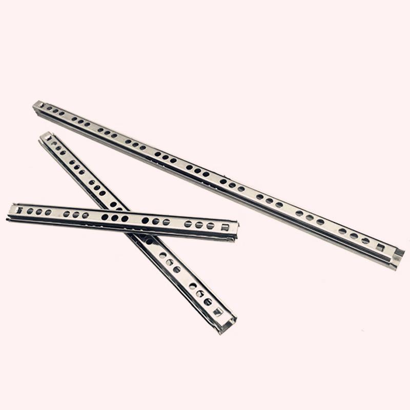 Heavy-Duty 17mm Two-Way Ball Bearing Drawer Slide for Desks