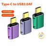 OTG-конвертер Type C 5В/12В Адаптивная зарядка 5 Гбит/с Передача данных USB C на USB-адаптер для мобильного телефона, ноутбука