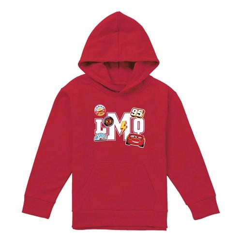 Cars Childrens/Kids Lightning McQueen Badge Hoodie