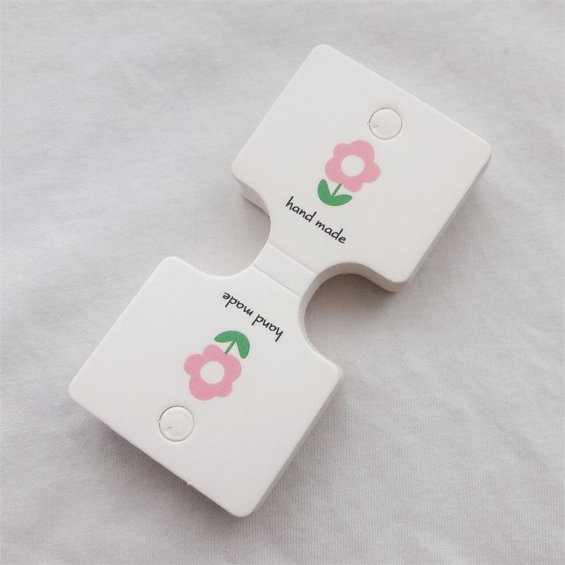 50 шт. уникальные мультяшные цветочные дисплеи картонные аксессуары для волос сложенные упаковочные карты аксессуары розничные ценники дисплейные карты