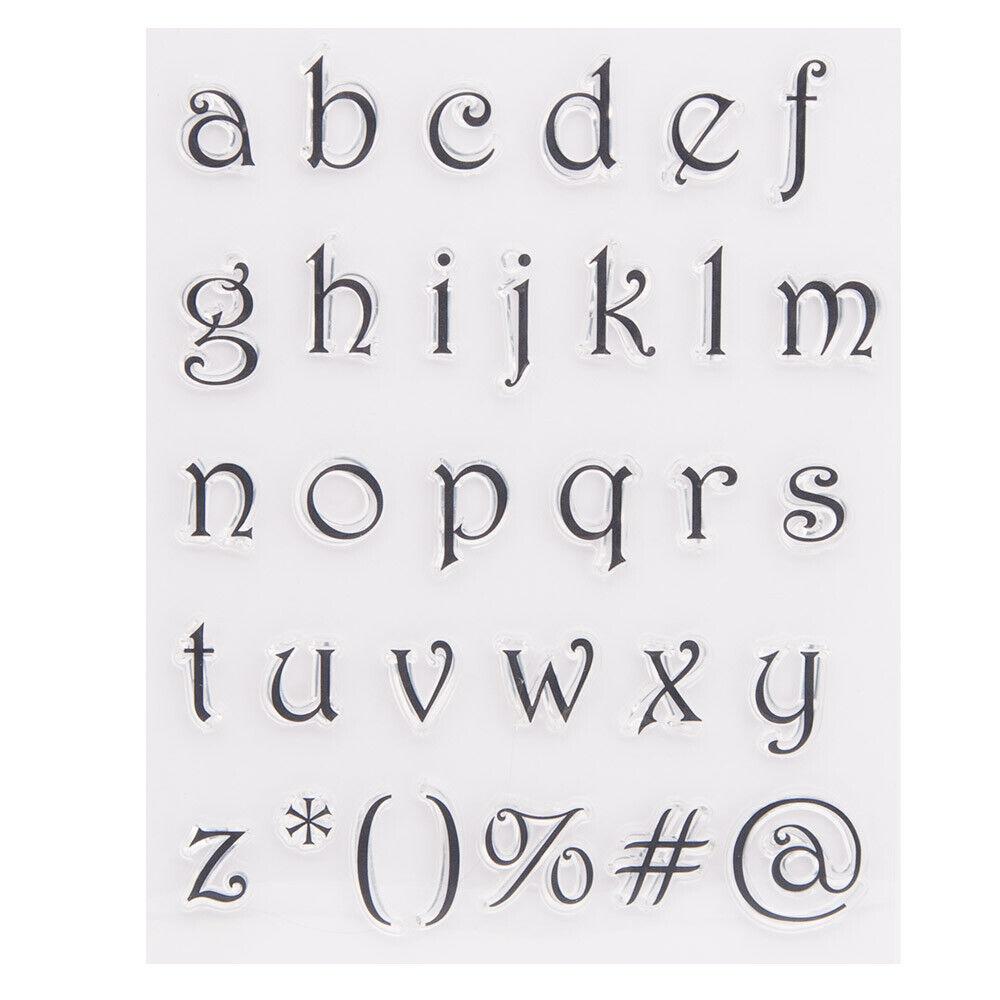 Прозрачные силиконовые прозрачные штампы с буквами алфавита ABC для печати, сделай сам, скрапбукинг, альбом, декор для карт, слово Capital
