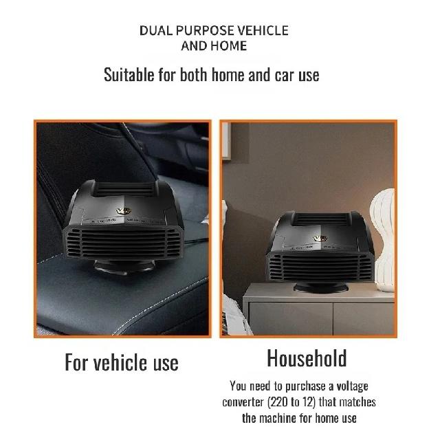 12V 24V Winter Car Electric Heater Quick Heating Interior Window Defogging Device for Vehicle