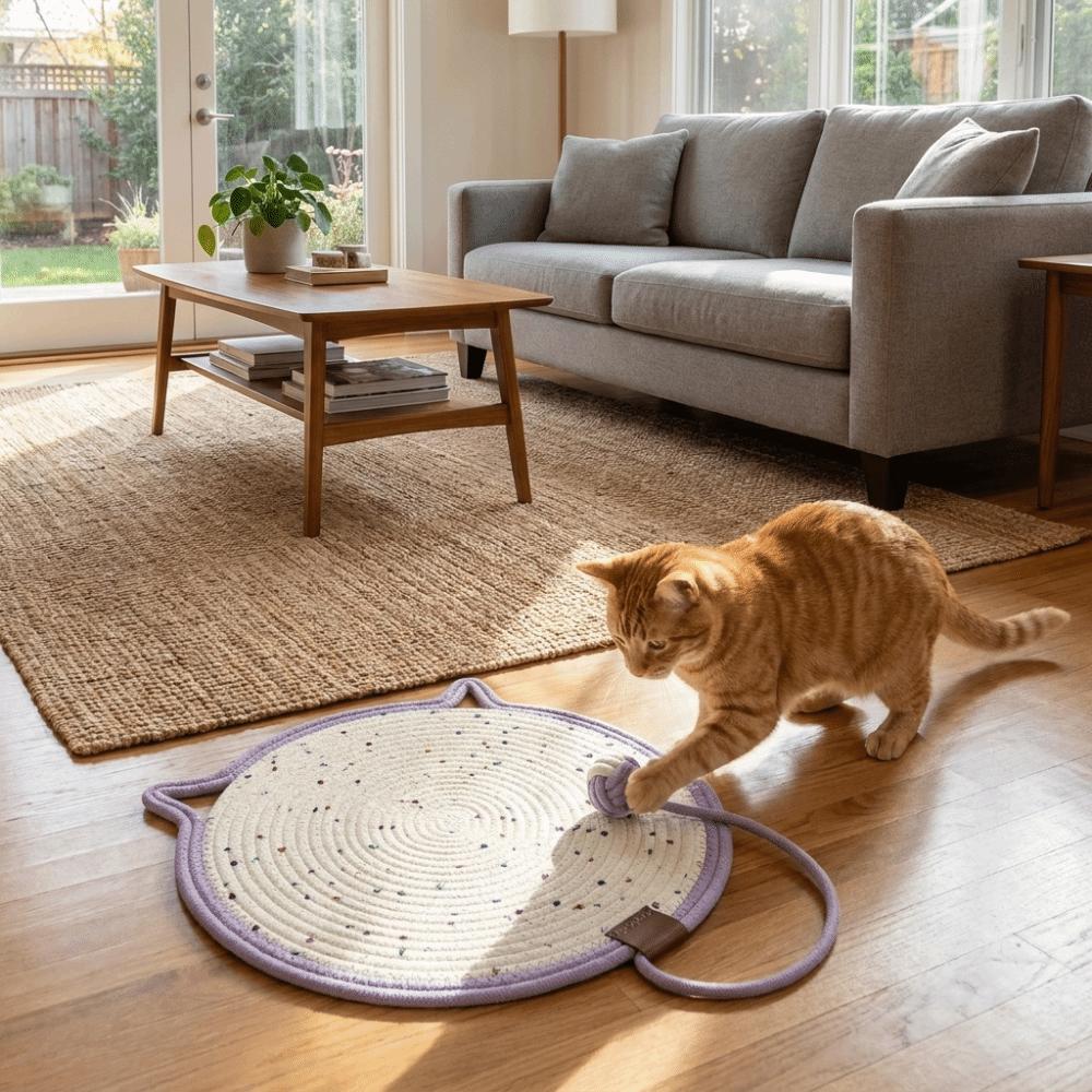 Scratch Resistant Cat Scratching Toy Wear-Resistant Dog Mattress Cat Climbing Mat Indoor Use