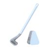 Toilet Brush and Holder Wall-mounted TPR Bristles Toilet Brush Cleaner No-drilling Bathroom Deep