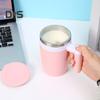 Электрическая кружка для помешивания кофе с зарядкой через USB, 380 мл, магнитная кружка для помешивания кофе, автоматическая вращающаяся металлическая кружка для смешивания для домашнего офиса