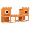 VidaXL Large Outdoor Hutch with Double House
