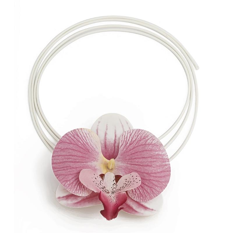 Elegant Floral Charm Jewelry 3D Flower Pendant Necklace/Earrings/Brooch for Girl Women Wedding Party Embellishment