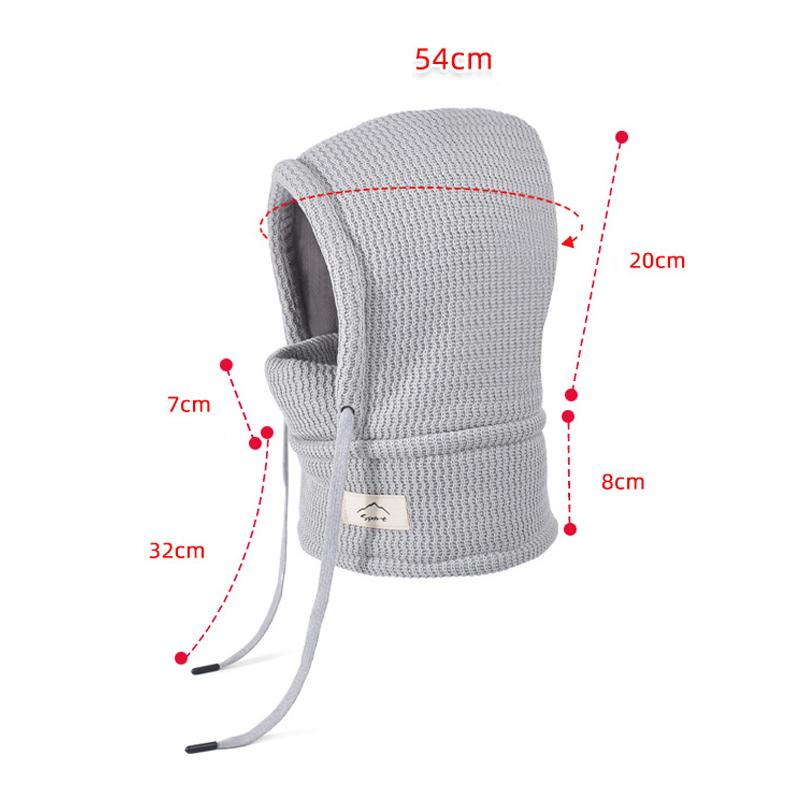 Детская шапка-маска, шарф, интегрированная шапка, зимняя, для мальчиков и девочек, утепленная, для защиты ушей, бархатная шапка-ушанка