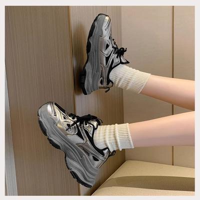 Стиль кампус, легкая спортивная обувь, женская обувь, новые модели на толстой подошве, не устают весной и летом, удобные для ног, дышащая сетка