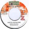 7inch Record SIZZLA KALONJI - Ghetto Youths Rise NONE Maximum Sound 2011 Jamaica Reggae, Ska & Dub Used