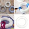 1PC DIY Model Wedding Party Decorations Polystyrene Foam Ring Festival DIY Supplies Round Ring ForDIY Crafts 5/7/8/10/12/15/20cm