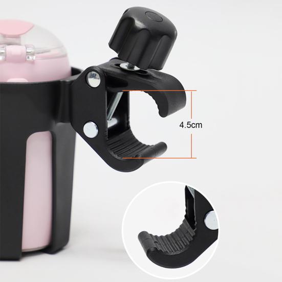 Держатель для стакана на руль велосипеда, держатель для напитков с регулируемым зажимом, легко устанавливается, детские бутылочки, держатель для бутылок с водой для колясок, велосипедов