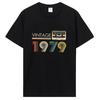 Vintage 1979 Limited Edition Birthday T Shirts Gifts Cotton Summer Tees Tops Unisex's Graphic T-shirt Clothing Oversized