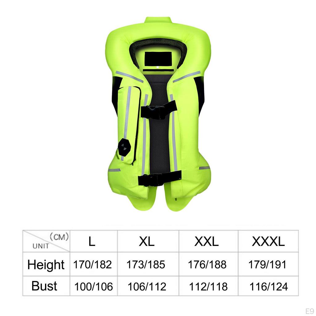 Продвинутый мотоциклетный жилет-подушка безопасности для гонщиков