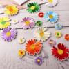 Yixiu Small Daisy Self-Adhesive Embroidery Cloth Patch for Clothing Decoration
