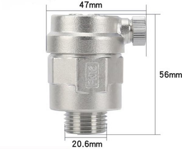 DN15/20/25 1/2" 3/4" 1" BSP Наружная резьба Нержавеющая сталь 304 Автоматический воздухоотводник Предохранительный клапан сброса давления Трубопровод Водяное отопление