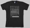 Synthe R Analog Moog Modular 80s Synth Keyboard Piano Korg Unisex T-shirt