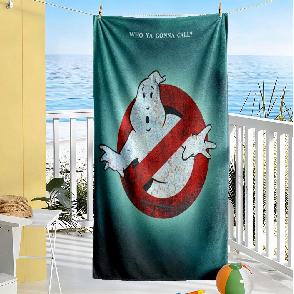 Ghostbusters Beach Towel Super Soft & Absorbent Comfortable Lightweight