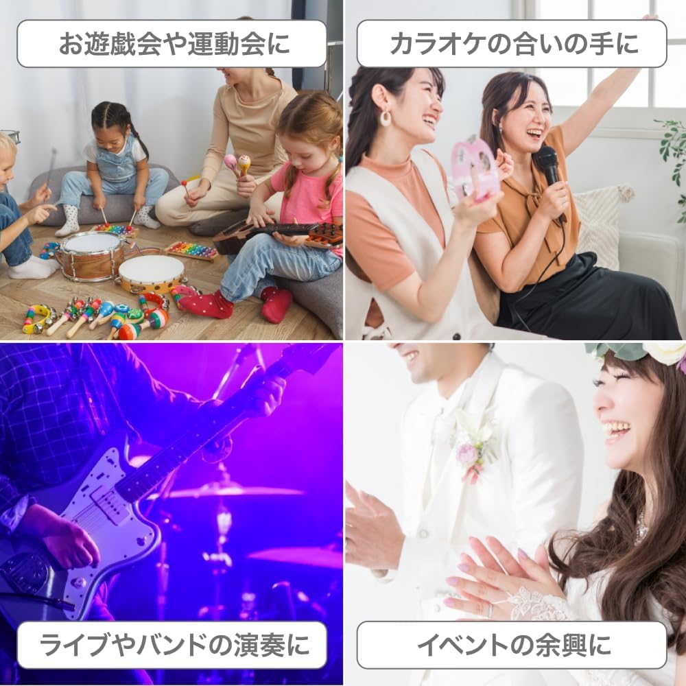 Тамбурин AllBright с перкуссией, круглый, для музыки, 15 см, кожа, инструмент, форма, деревянный, выступление, образование, концерты, вечеринки, дети,