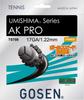 GOSEN Umishima AK Pro 17 Tennis String Via (TS708BK) [Ships Mail]