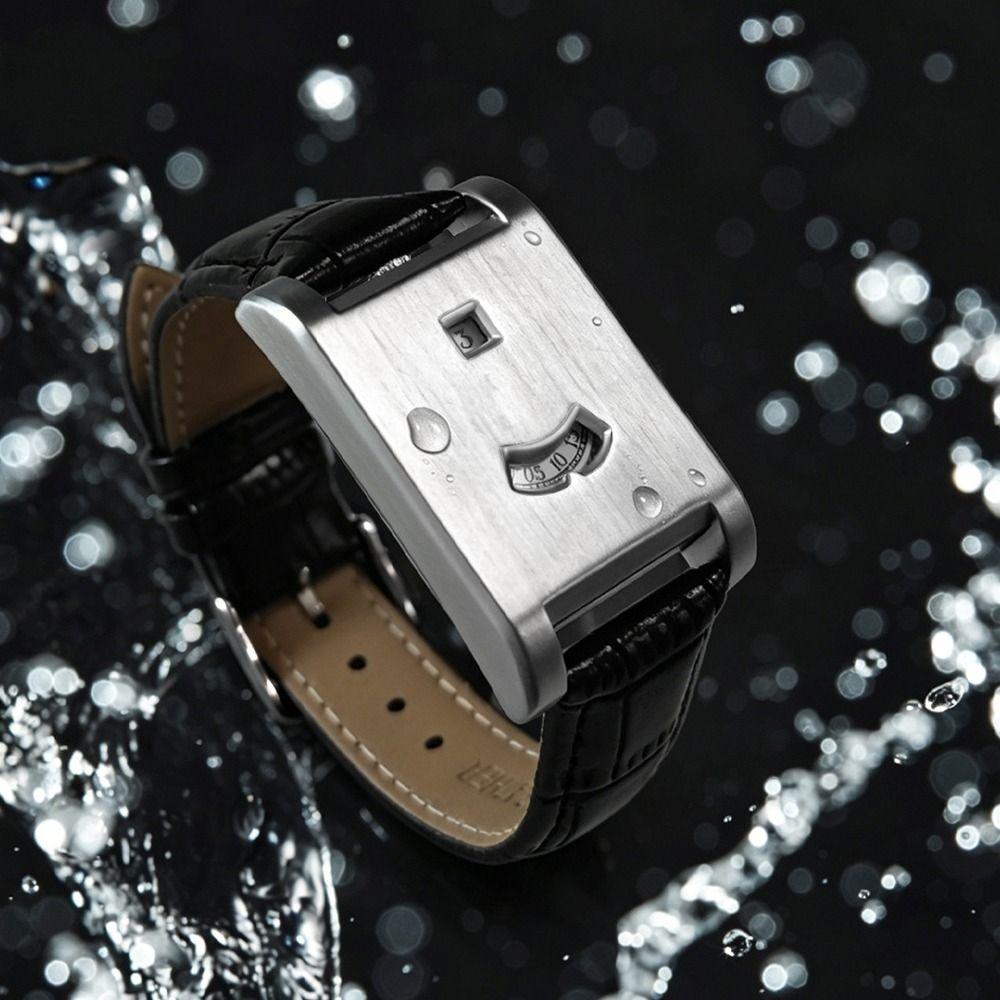 Alloy Case Men's Wristwatch Square Case Sports Watch New Business Watch Business Wear