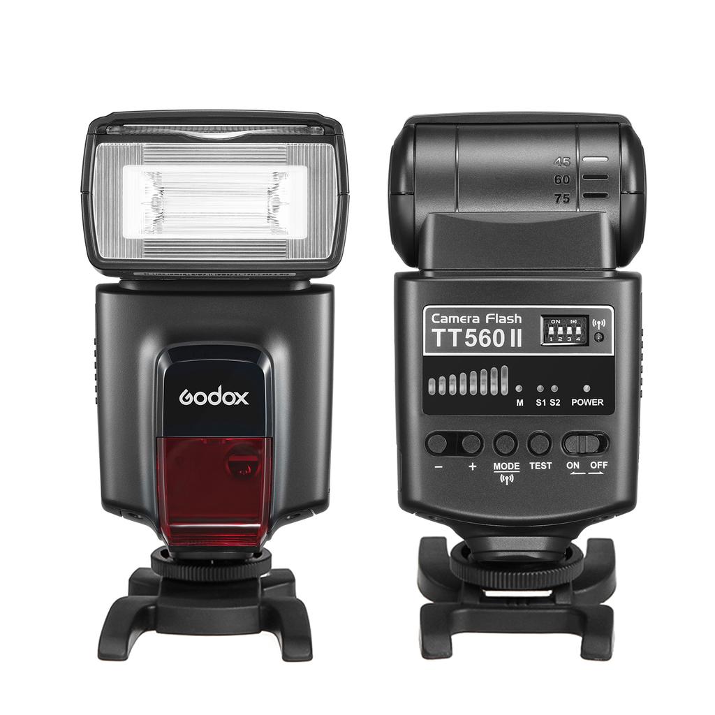 GODOX TT560II Universal On-Camera Flash Electronic Speedlite GN38 Standard Hot Shoe 2.4G Wireless