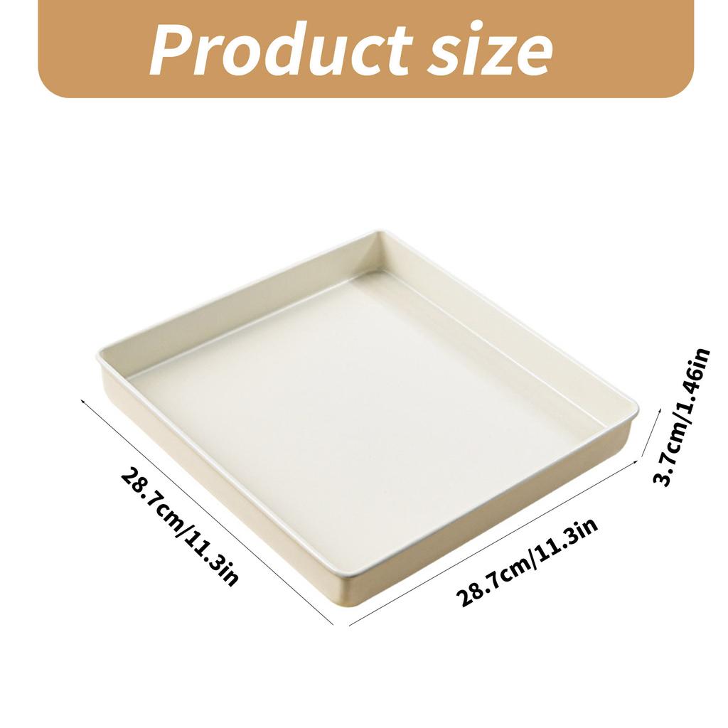 Square Baking Pans Nonstick Cake Moulds Carbon Steel Cake Baking Tray Carbon Steel Texture Kitchen Bakeware for Baking