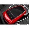 Car Middle Console Bright Red For Benz C-Class W205 CD Switch Frame Trim 2015-21