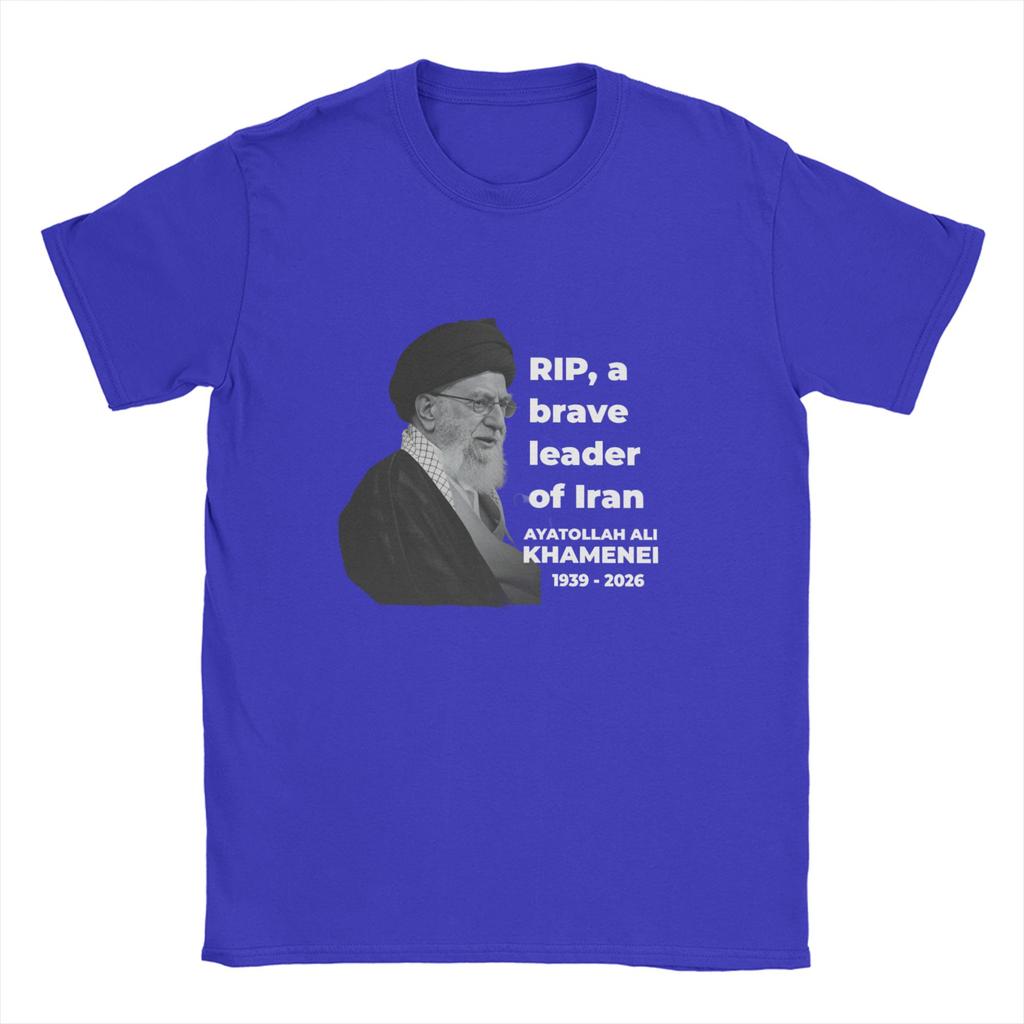 SSeyyed Ali KKhamenei T Shirts for Men Cotton Cool TShirts Round Neck Tee Shirt Short Sleeve Tops Printing