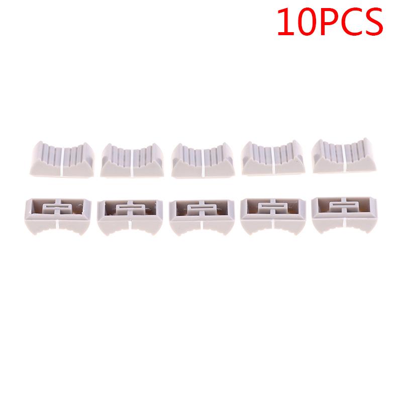 10 шт., крышка ручки фейдера, сенсорный ползунок, ребристая крышка ручки переключателя микшера