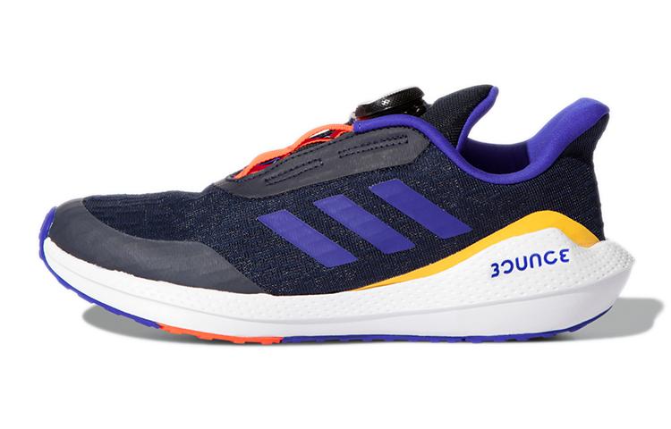 adidas EQ21 Беговые Удобные и Дышащие Износостойкие Низкие Детские Беговые Кроссовки Темно-Синие Детские FZ5420