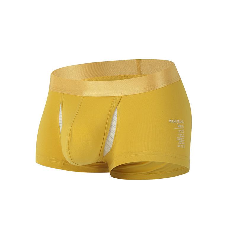 Мужские хлопковые боксеры-брифы «Космическая капсула» - Дышащие, средней посадки, однотонные, больших размеров