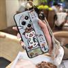 Soft Case Wristband Phone Case For Redmi 14C 4G/14R 5G/A3 Pro 4G/POCO C75 Protective Shockproof Cartoon Waterproof Cute