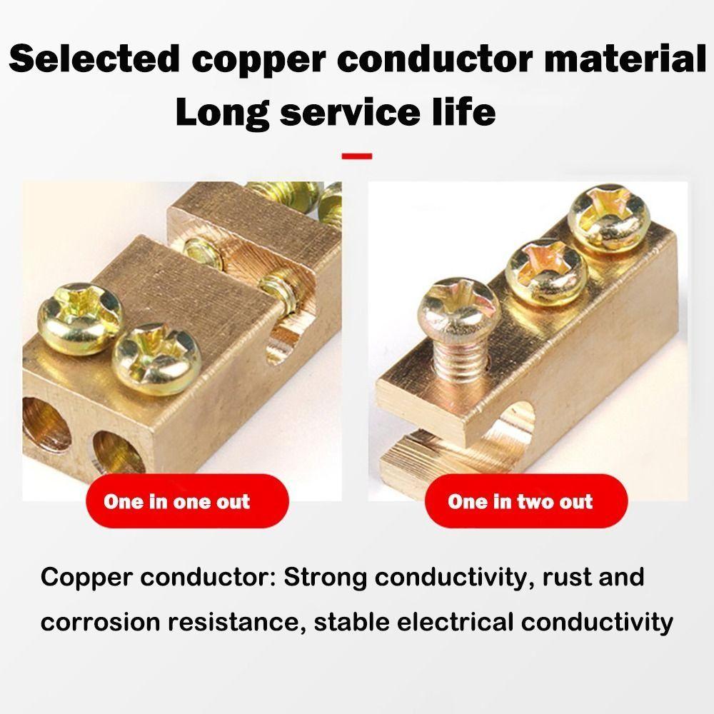 Electrical Connectors High Power High Power Splitter Conductor Brass Large Current Wire Connector Terminal Blocks
