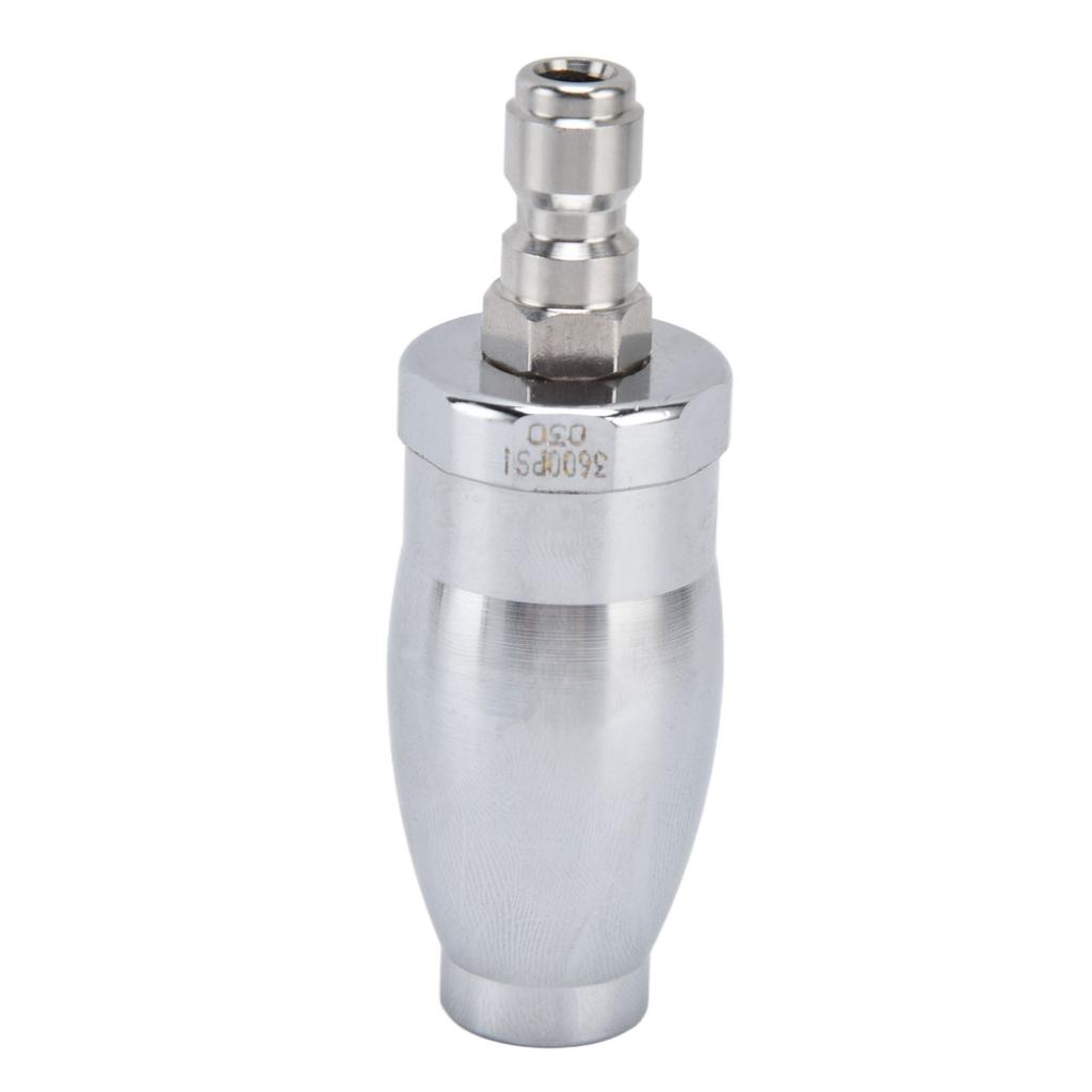 Мойка высокого давления 3600PSI Вращающаяся турбонасадка со штекером быстрого соединения 1/4 дюйма Вращающаяся насадка из нержавеющей стали