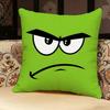 CARTOON ANGRY EYES Pillow Case Pillowcase Doublesided Printed Sofa Cushion Bedroom Headboard Pillow