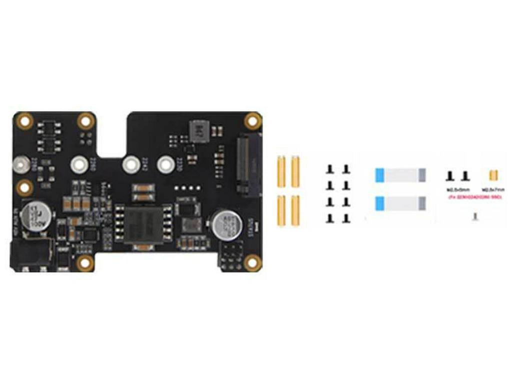 X1012 POE Ethernet блок питания PCIe на M.2 NVMe SSD плата расширения для Raspberry Pi 5