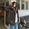Winter Thickened Cotton Coat Women's Jacket Loose Short Bread  Down Cotton Coat Outerwear