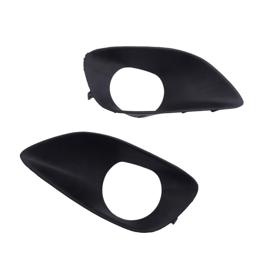 Для Toyota Yaris Седан 07-13 Пара Накладка Крышка Противотуманная Фара Переднего Бампера