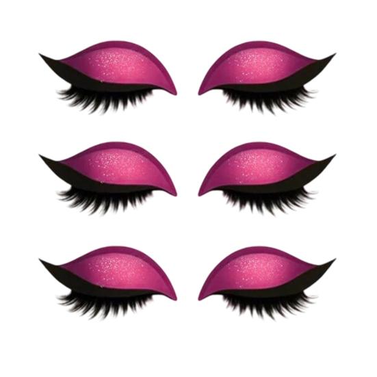 1/2/3/4/5 Lazy Stickers Eye Shadow Eyelash Pairs Reusable Eye Makeup Stickers
