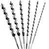 6PCS Hex Shank Drill Bit Set Long Spirals Design for Highly Torqued Stability in Hardwood Universals for Power Drills