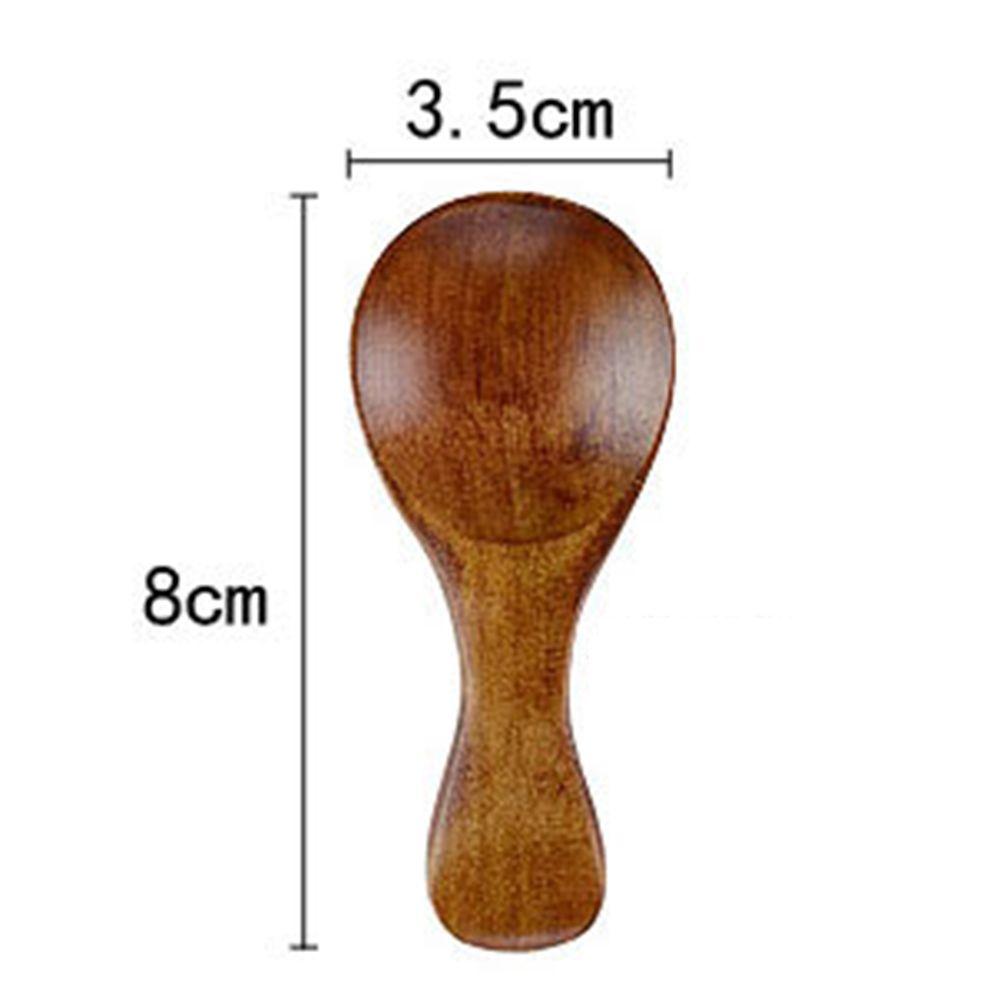 Cooking Tools Flatware Natural Coffee Tea Salt Wood Spoons Sugar Spoon Small Mini