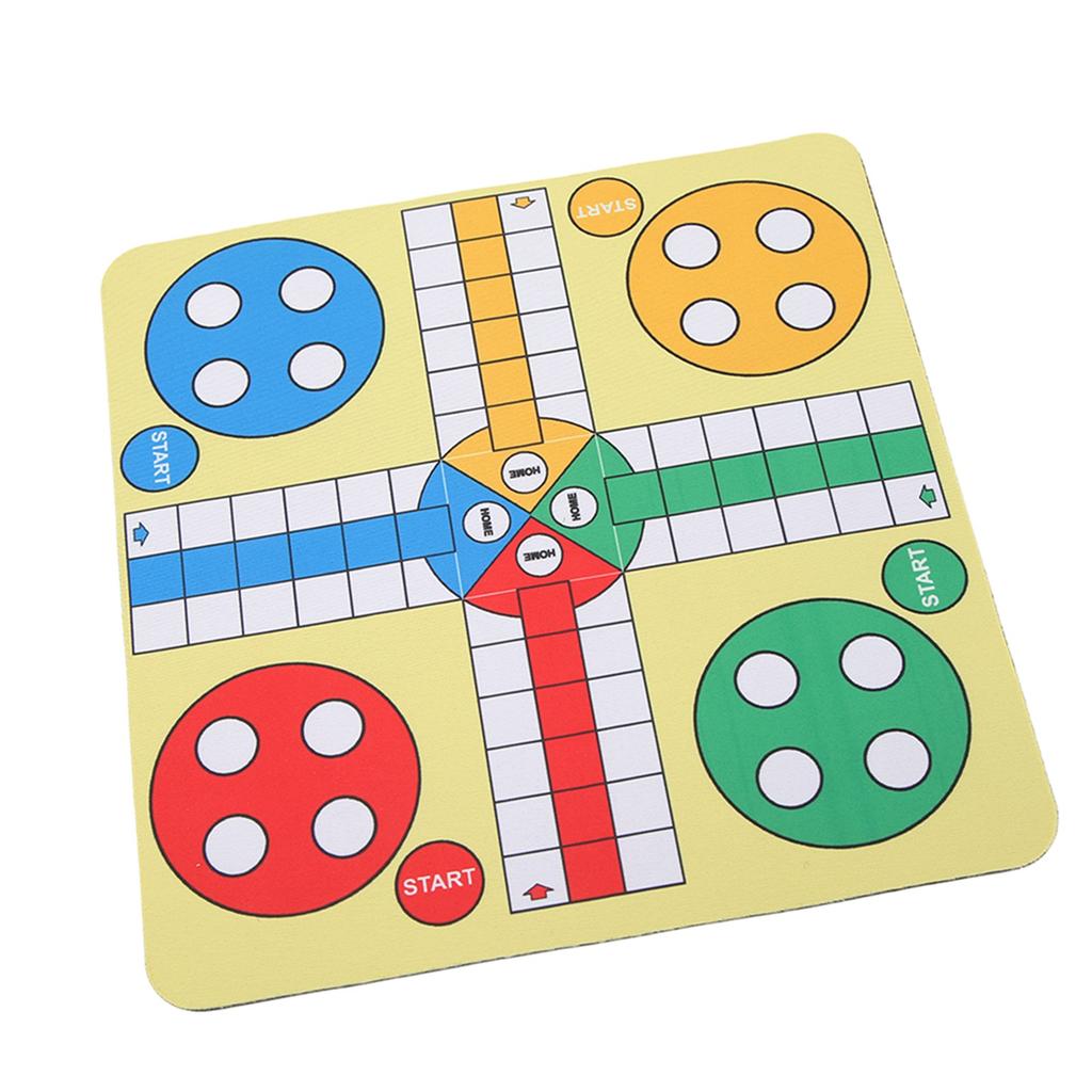 Доска для игры в шахматы Flying, складная, компактная, моющаяся, из кожи, можно использовать как коврик для мыши, доска для вечеринок