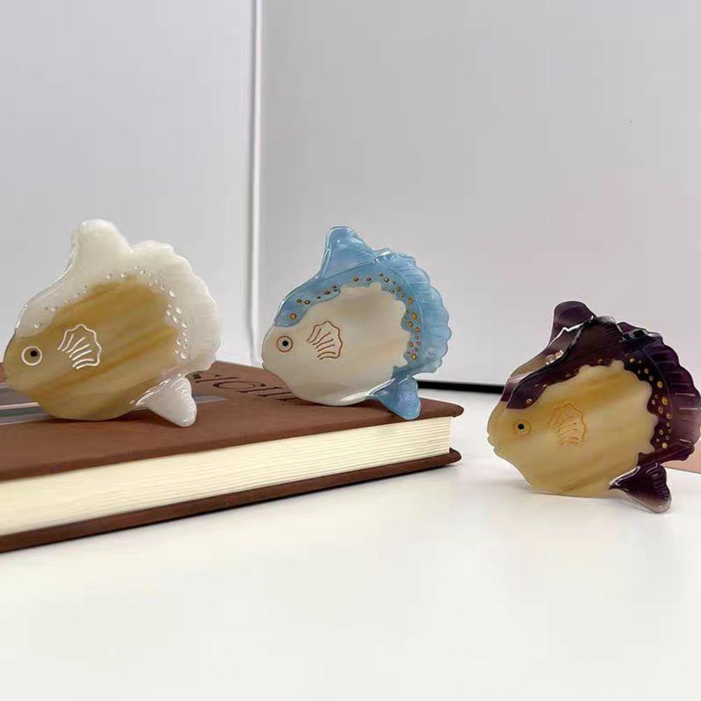 Geometry Seal Acetate Hair Clip Lovely Creative Hair Claw Ocean Animal Shark Clip Travel