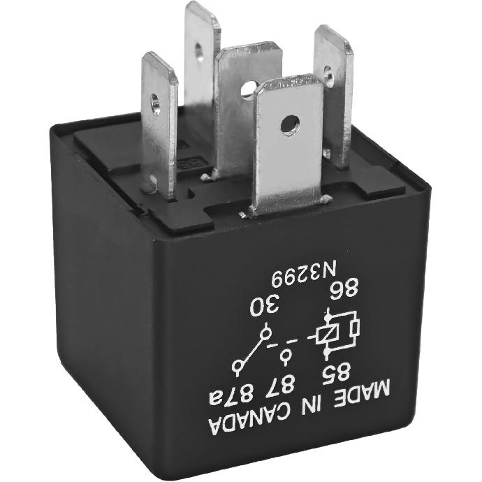 Автомобильное реле P6SDT FOAB-14B192-AA (Пакет из 2) – 40A 12В DC 5-контактное OEM-замена F0AB-14B192-AA RY116 Для электрических систем Ford